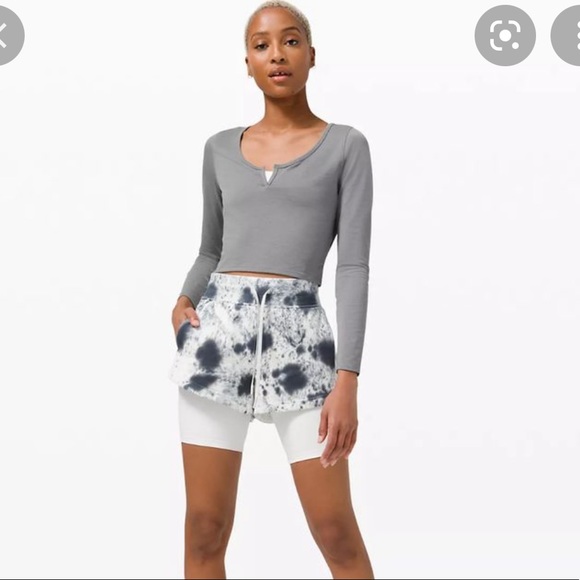lululemon athletica Tops - lululemon cropped henley long sleeve